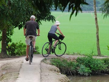 Cycling in Mekong