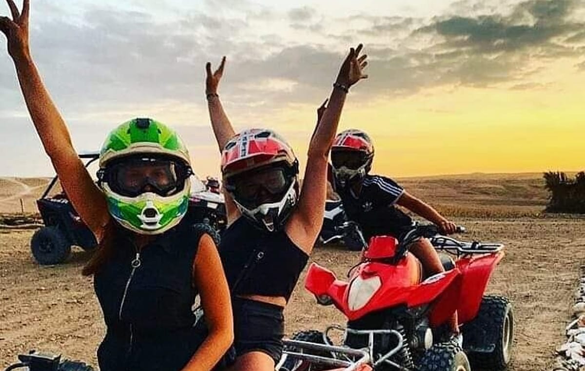 Desert Quad Bike Tour with Tea and Dinner From Marrakech