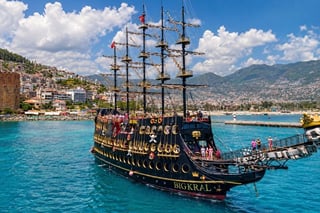 Last King Pirate Boat Trip - Free Drinks, Alcohol & Side Transfer