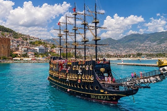 Last King Pirate Boat Trip - Free Drinks, Alcohol & Side Transfer