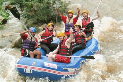 3 hour ATV Tour & 5kms Whitewater Rafting in Phang Nga