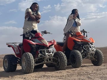 Quad Biking & Camel Ride in Agafay Desert with Dinner Show