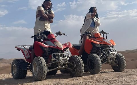 Quad Biking & Camel Ride in Agafay Desert with Dinner Show