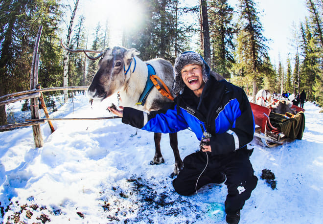 Snowmobile Safari to Reindeer and Husky Farm - Rovaniemi photo 3