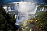 Helicopter over the Falls