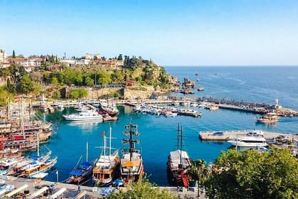 Antalya City Tour with Boat Trip and Waterfalls From Side