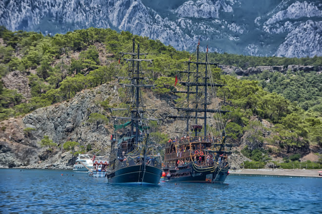 Kemer Pirate Boat Trip 4