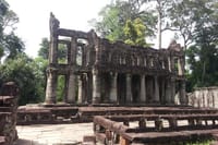 two storey library at Preh Khan