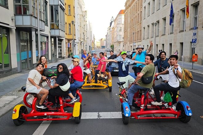 Party and Beer Bike Private Sightseeing Tour Berlin with Pick-up 4