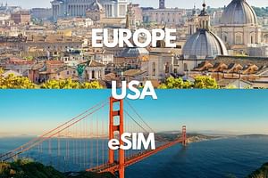 Europe & USA Data eSIM: 0.5GB Per Day to 50GB - 30 Days