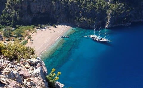 Butterfly Valley Boat Tour with Lunch from Fethiye