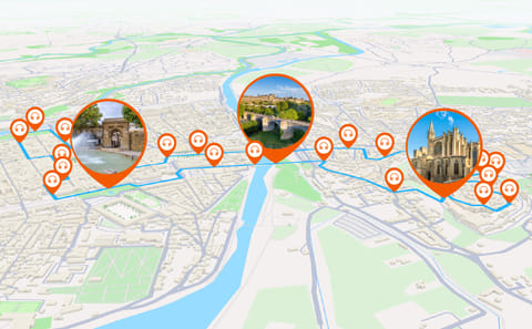 Audio Guided Walking Tour of Historic Carcassonne, France