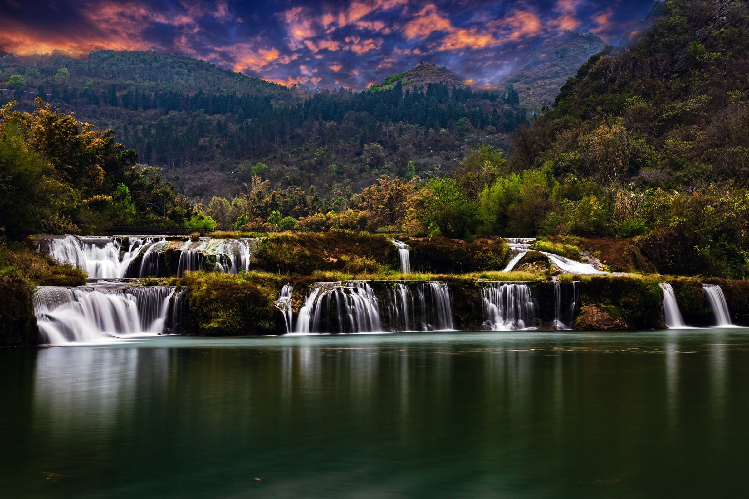 Spectacular waterfalls