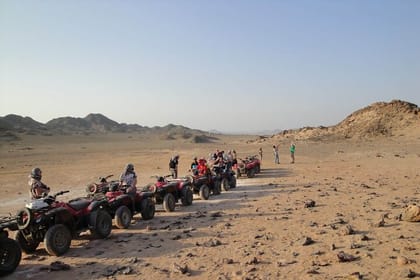 Morning Trip Hurghada Desert Tour by ATV, Pick-up