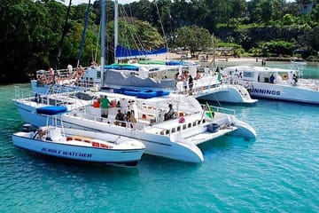 Catamaran Party Cruise and Snorkeling from Montego Bay