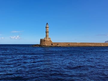 Lighthouse in Venetian Harbor