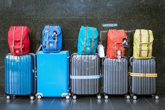 luggage at airport