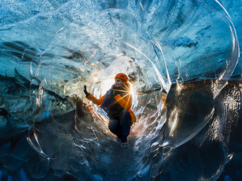 Crystal Ice Cave Tour