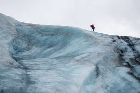 Glacier hiking