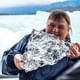 Imagine the experience of touching the ice of the Glacier!