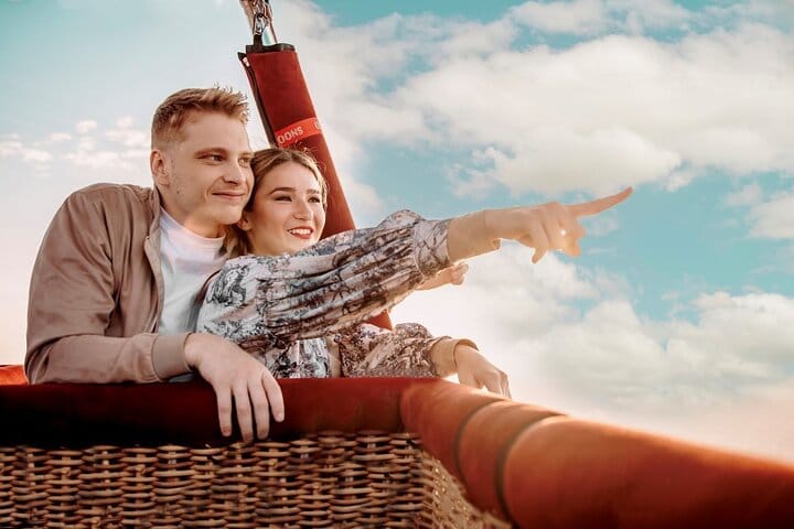 Cute couple enjoying the view.