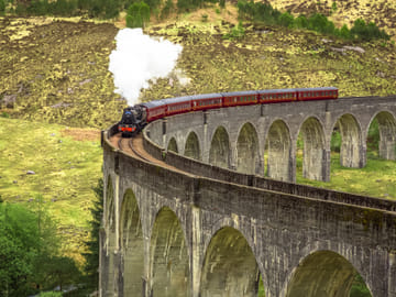 Harry Potter Train (Jacobite Steam Train) & the Scenic Highlands with an Inverness departure