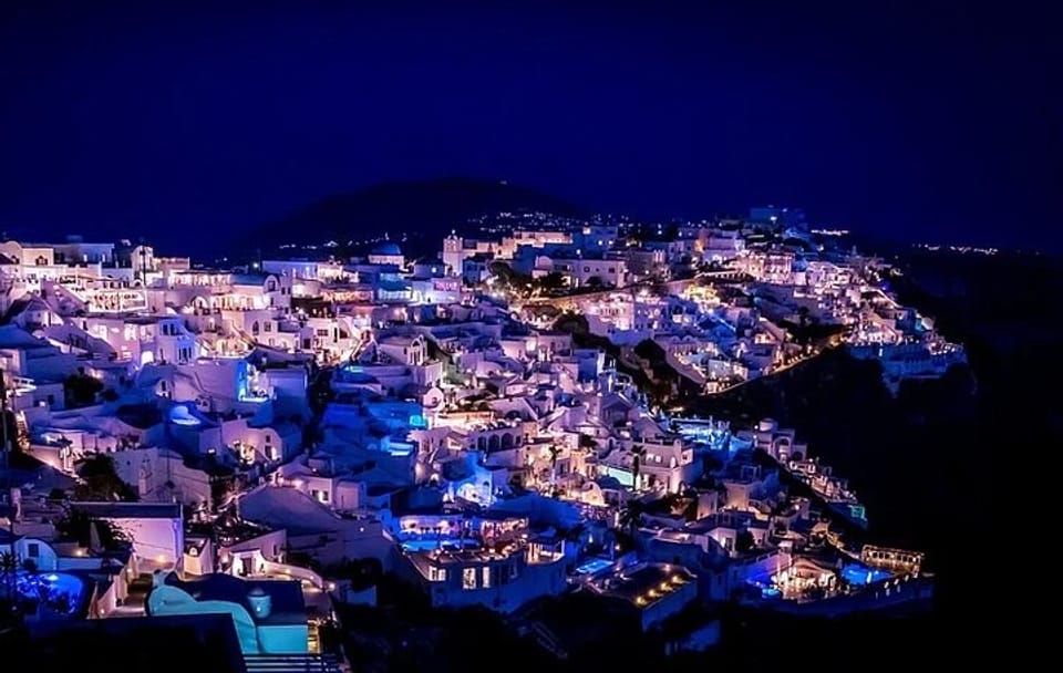 Night Tour of Fira, Santorini: Explore After Sunset