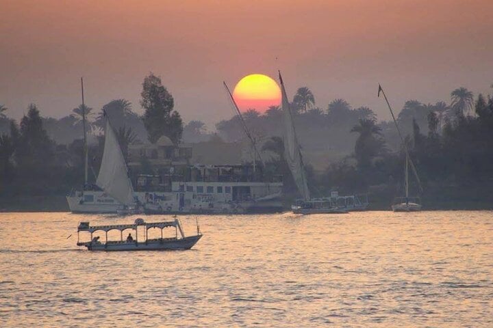 Visit to Karnak, Luxor Temples, Ride in Magnificent Felucca Sailing Boat,  6