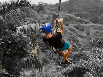 Horseback riding zip line boat ride adventures edge