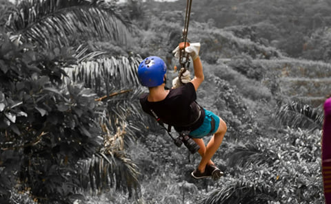 Horseback riding zip line boat ride adventures edge