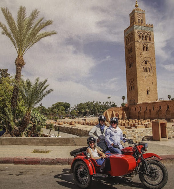 ½ Day: Glamour Marrakech on Vintage Sidecar Moto | Private & Luxury 5