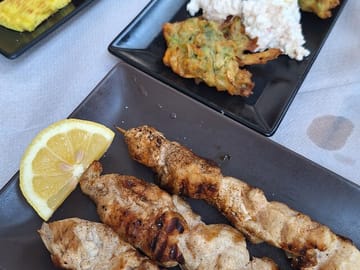 Chicken souvlaki
