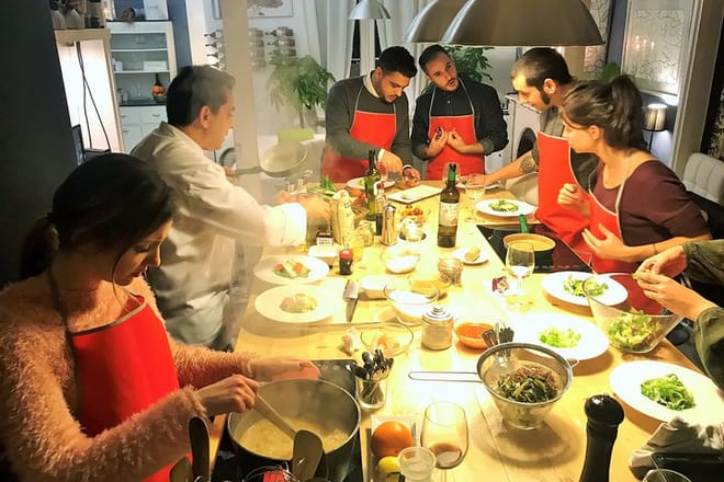 Private Paella class, Tapas, full menu and Sangria workshop photo 6