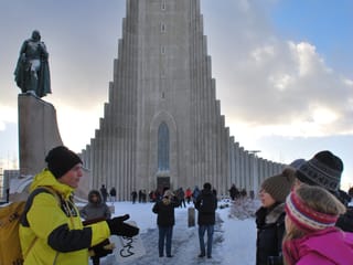 Funky Iceland Reykjavik walking tour group