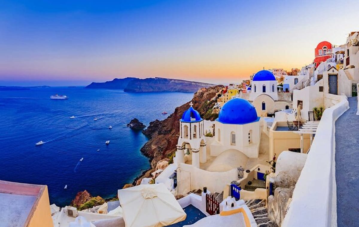 Private All-day Santorini Tour with Archeology and Wine Tasting