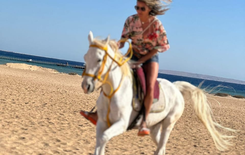 Horseback Riding Adventure in Hurghada Desert and Beach