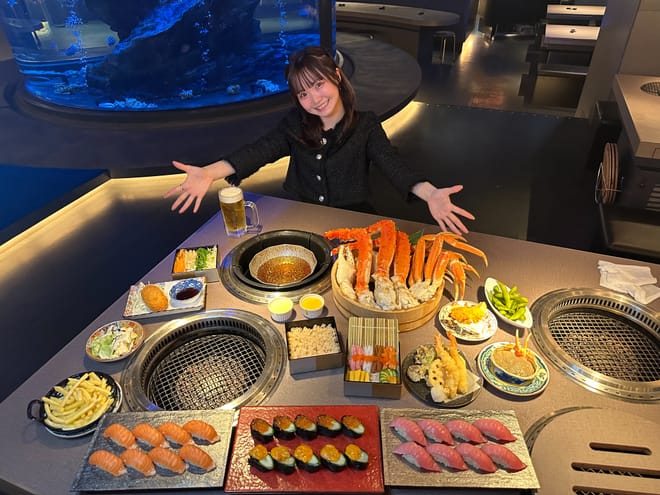Tokyo: Premium Crabs & Sushi All-You-Can-Eat. Unique Dining Experience with Ama Diving