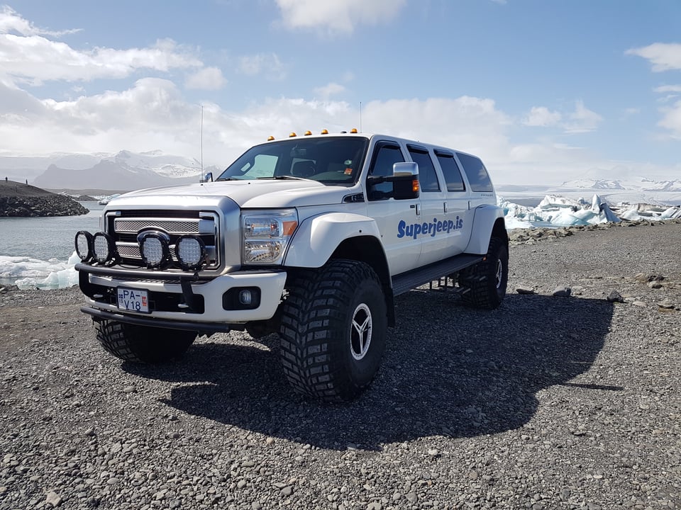 DT 411 Private Monster Truck Jökulsárlón Day Tour — Superjeep.is