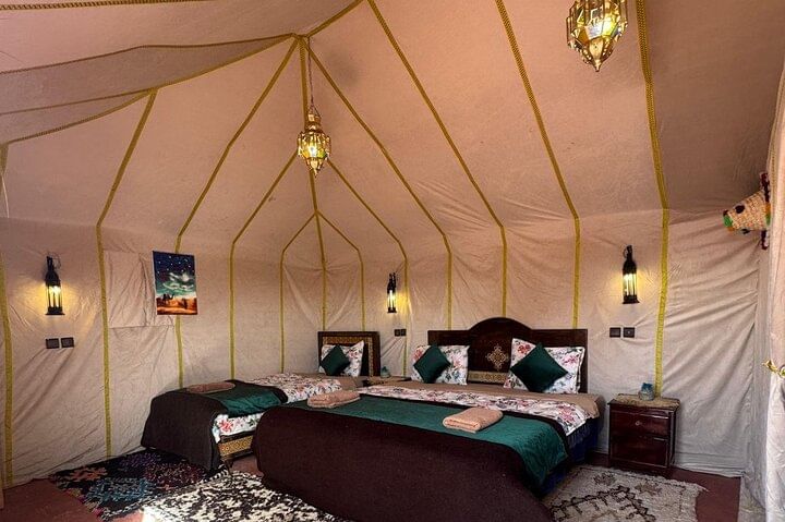 Private Camel Trekking and Luxury Desert Camp Experience in Merzouga