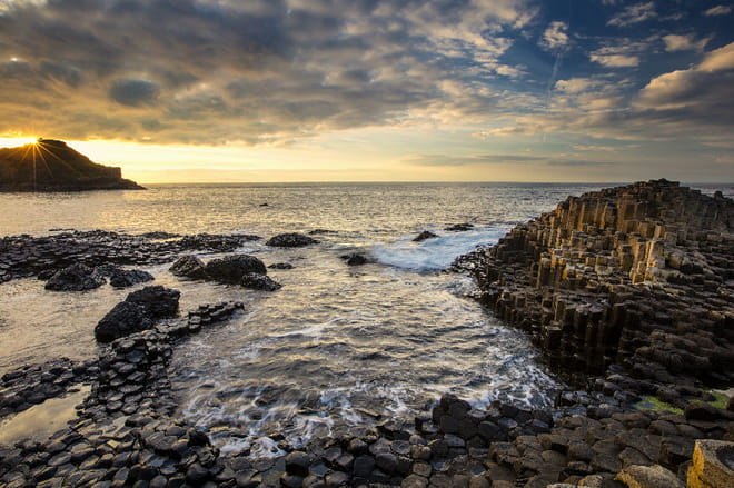 View of the Giants Causeway