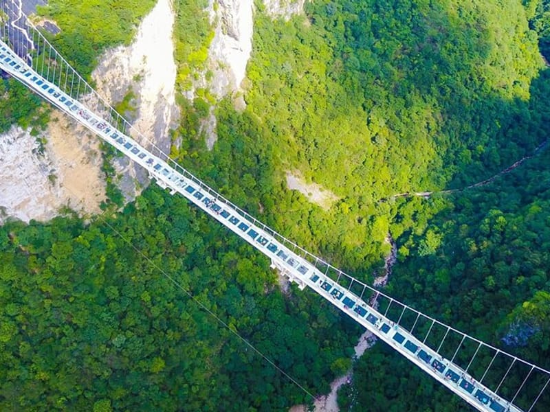 Zhangjiajie to Avatar Mountain and Glass Bridge Private Tour