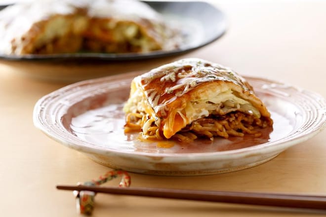 Okonomiyaki & Gyoza Cooking Class with Local Supermarket Visit