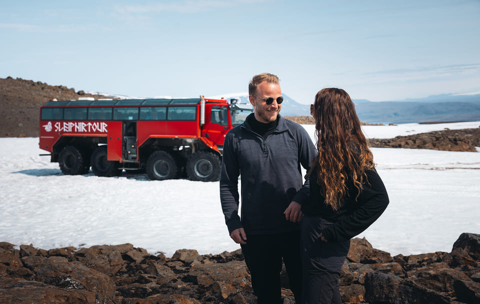 Monster Truck Adventure Tour on Langjökull Glacier from Gullfoss