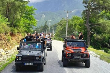 Adventure Tour: Rafting, Ziplining, and Safari near Alanya
