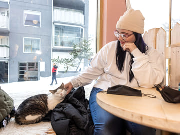 "What a purr-fect moment"