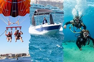 Amazing One Diving Stop &7 min Parachute &2 Hours Speed Boat &Subwing-Hurghada 
