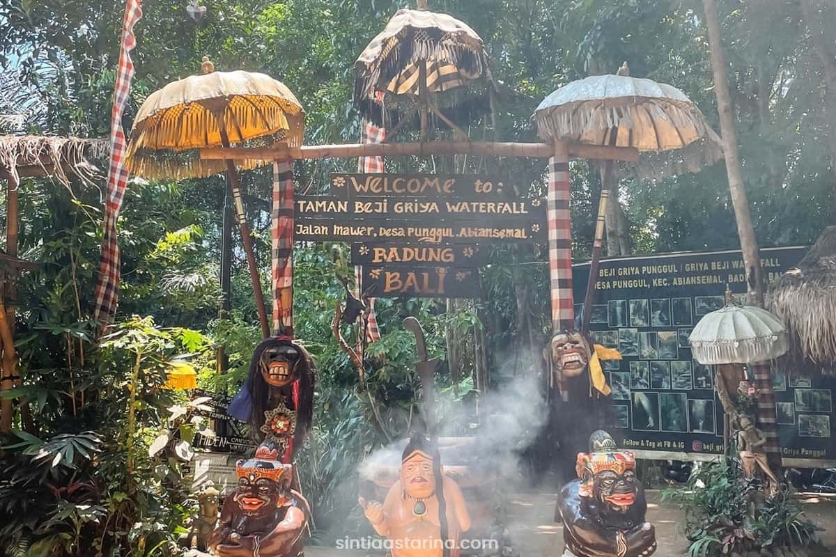Taman Beji Griya Waterfall