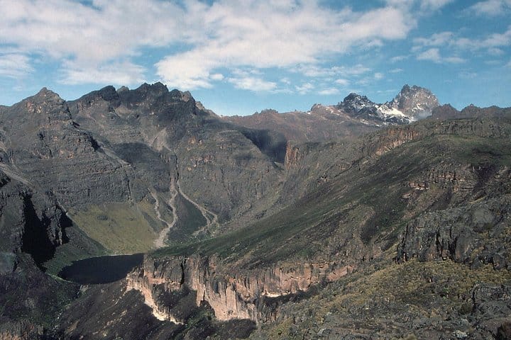 Hiking Mount Kenya up Chogoria Down chogoria