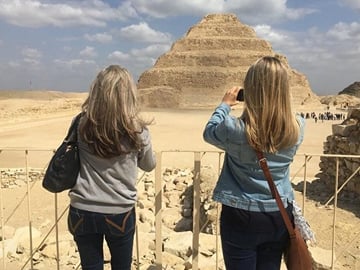Giza Pyramids and Saqqara Step Pyramid Complete Tour