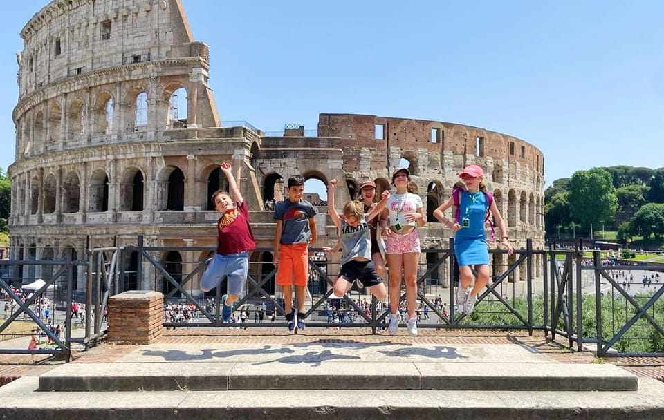 Tour Coliseo y Foro Romano adaptado a niños – Tour de grupo